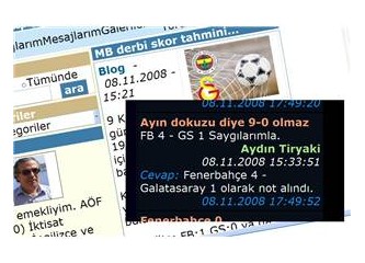 Bir tahmin yaptım, tuttu: Fenerbahçe 4 - Galatasaray 1