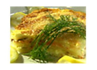 Fırında kremalı patates