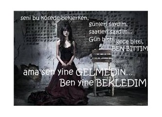 Yüreğinin bir köşesinde saklı kalayım