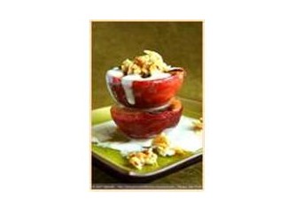 Kremalı şeftali tatlısı