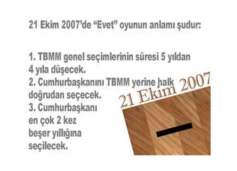 YSK 21 Ekim için özet açıklama yayınlasın