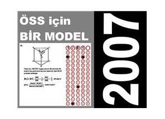 ÖSS için yeni bir model önerisi (2007)