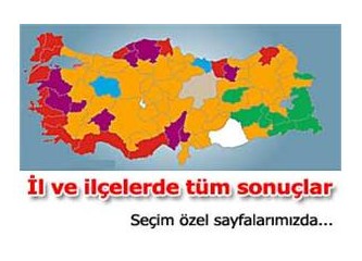 2009 yerel seçiminin analizi "Sezar'ın hakkı Sezar'a"
