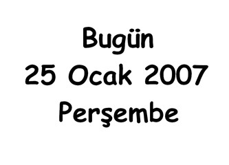 25 ocak perşembe