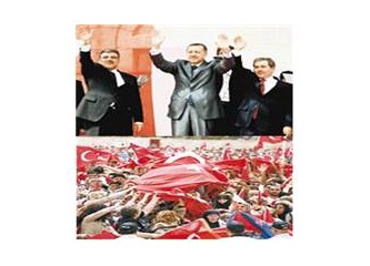 Iktidar ve bayraklar.