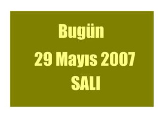 29 Mayıs Salı