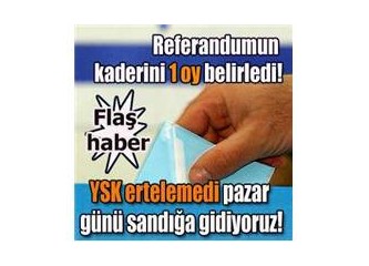 Biz gideriz sandığa...