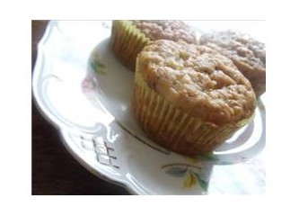 (Sütsüz) Muzlu portakalli muffins