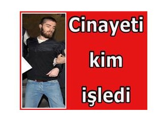 Cinayeti kim işledi?