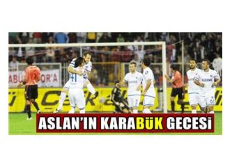 Galatasaray Büküldü:2-1(Son Kara‘Bük’ücü)