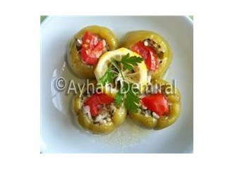 40 dk.'da zeytinyağlı biber dolması