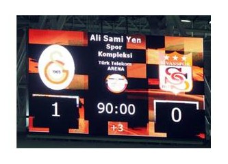 Türk Telekom Arena'da Galatasaray Servet'le kazandı!