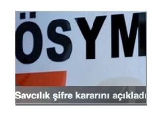2011 YGS İçin Takipsizlik Kararı