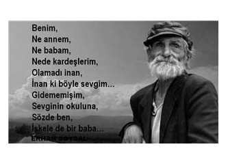 Kasketini önüne almış adamın öyküsü