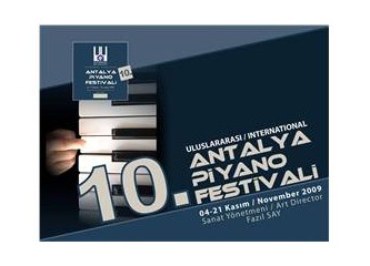 Uluslararası 10. Antalya Piyano Festivali 4 Kasım'da başlıyor