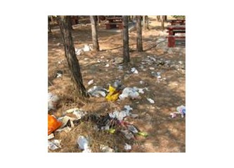 Piknikçiler ve her zamanki çöp sorunumuz