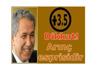 Dikkat! "Arınç" esprisidir + 3.5