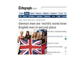 İngiliz kadınlarına göre Türk erkekleri 9. kötü sevgili!