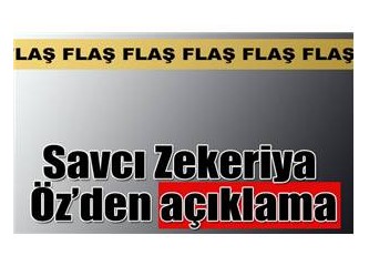 Zekeriya Öz neden açıklama ihtiyaci duydu acaba