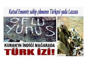 Kuran'ın indiği mağarada Türk izleri