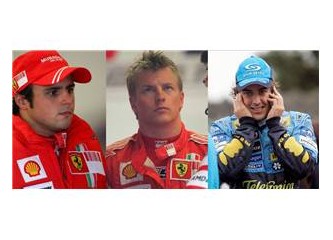 Massa, Raikkonen ve Alonso