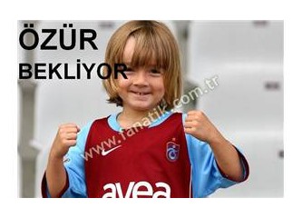 Özür bekliyor!