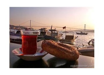 İstanbul, simit ve çay