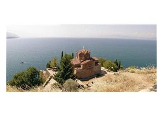 Göl kıyısı, manzaralı bir yer : Ohrid
