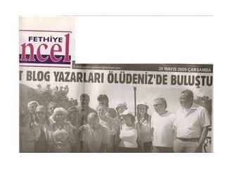 Ölüdeniz'den Milliyet Blog yazarları geçti.