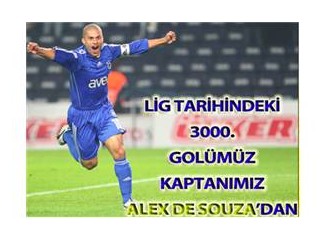 Alex, Fenerbahçe’nin 3000. golü ile gazete manşetlerinde bağdaş kurdu!