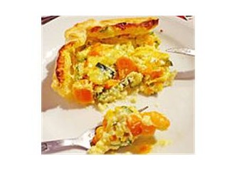 Izgara sebzeli tart