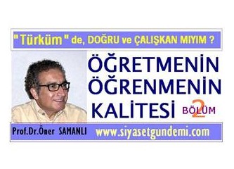 Başarılı bir öğretmenlik üzerine düşünceler (İkinci Bölüm)