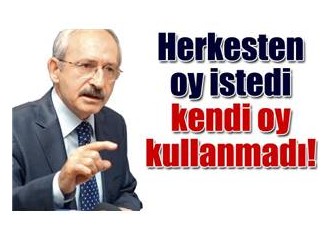Bir "oy"una bile sahip çıkamayan Kılıçdaroğlu Türkiye Cumhuriyeti'ne nasıl sahip çıkacak?
