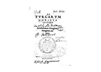 THE FIRST TURKISH TEXT WİTH LATIN LETTERS WAS WRITTEN IN 16. CENTURY