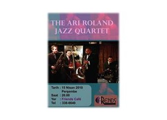 "The Ari Roland Quartet" caz konseri Adana'da