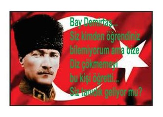 Kimse “Mahkûm” değil, “Diz çökmeye” de mecbur değil…