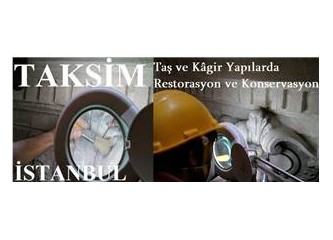 Taksim Palas binası cephe restorasyon ve konservasyonu bitti.