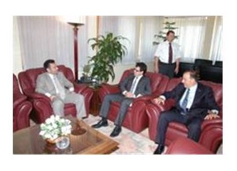 İsveç’in İstanbul Başkonsolosu Torkel Stiernlöf, Mersin Valisi Hüseyin Aksoy’u makamında ziyaret ett