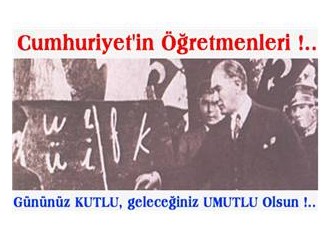Öğretmenler, gününüzü kutlayacam ama…