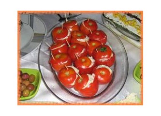 Yumurtalı domates dolması