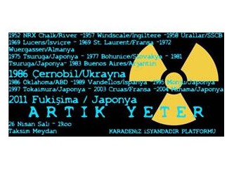 Çernobil Faciası’nı unutanlara…
