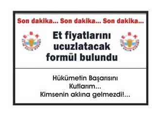 Hükümetin başarısını kutlarım…