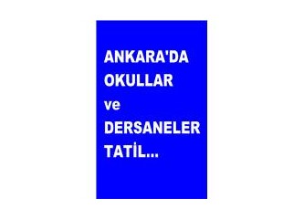 Ankara’da dersaneler de domuz gribi tatili… Valiliğin yapamadığını ÖZ-DE-BİR yaptı.