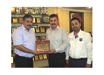 Türkistanlılardan, Başkan Tuna'ya ziyaret...