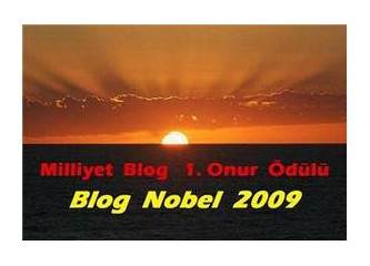 Milliyet Blog 1. Onur Ödülü / Blog Nobel 2009