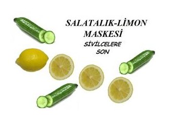 Salatalık - limon maskesi