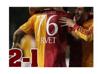 Galatasaray idare etti: 2-1