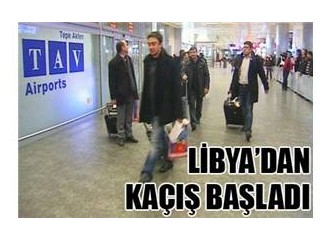 Libya’dan kaçış