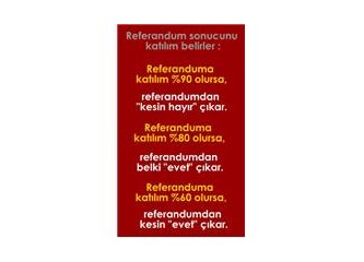 "Evet"çilerin dolayısıyla AKP'nin işi zor