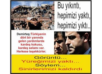 Enkaz altından siyaset yapmayın bari…